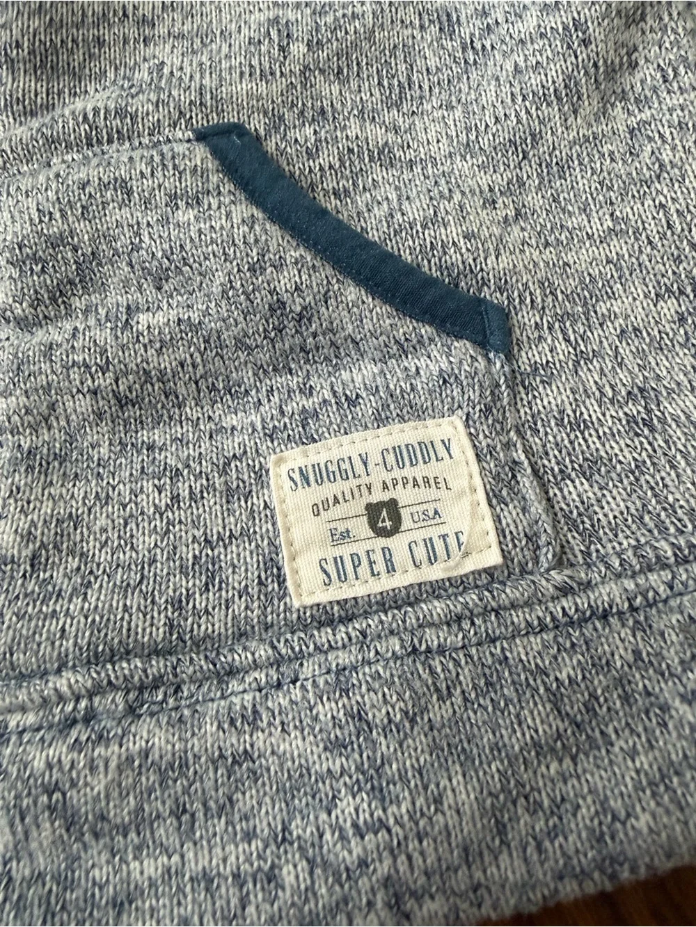 Carter’s blue knit vest, size 24M